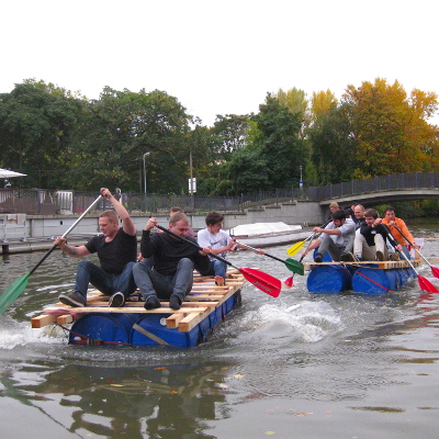 Fluss Teamevent Leipzig